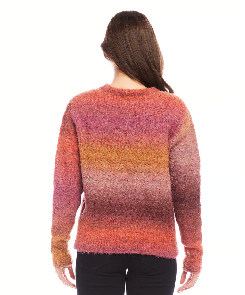 Sunset Ombre Boucle Sweater