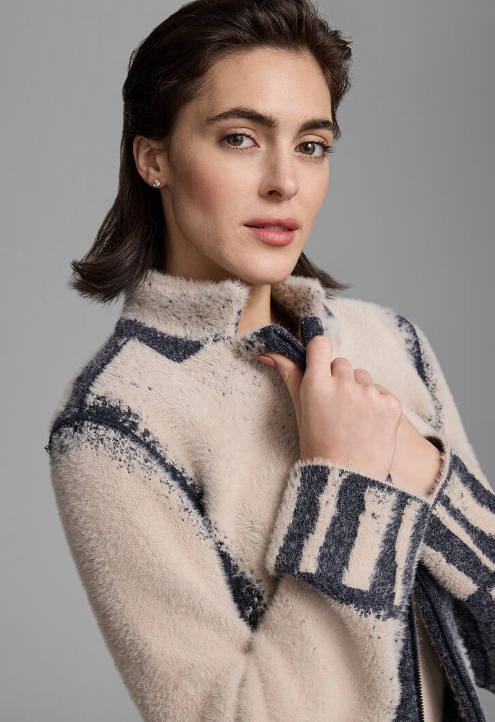 Textured Double Knit Jacket