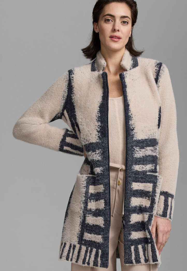 Textured Double Knit Jacket