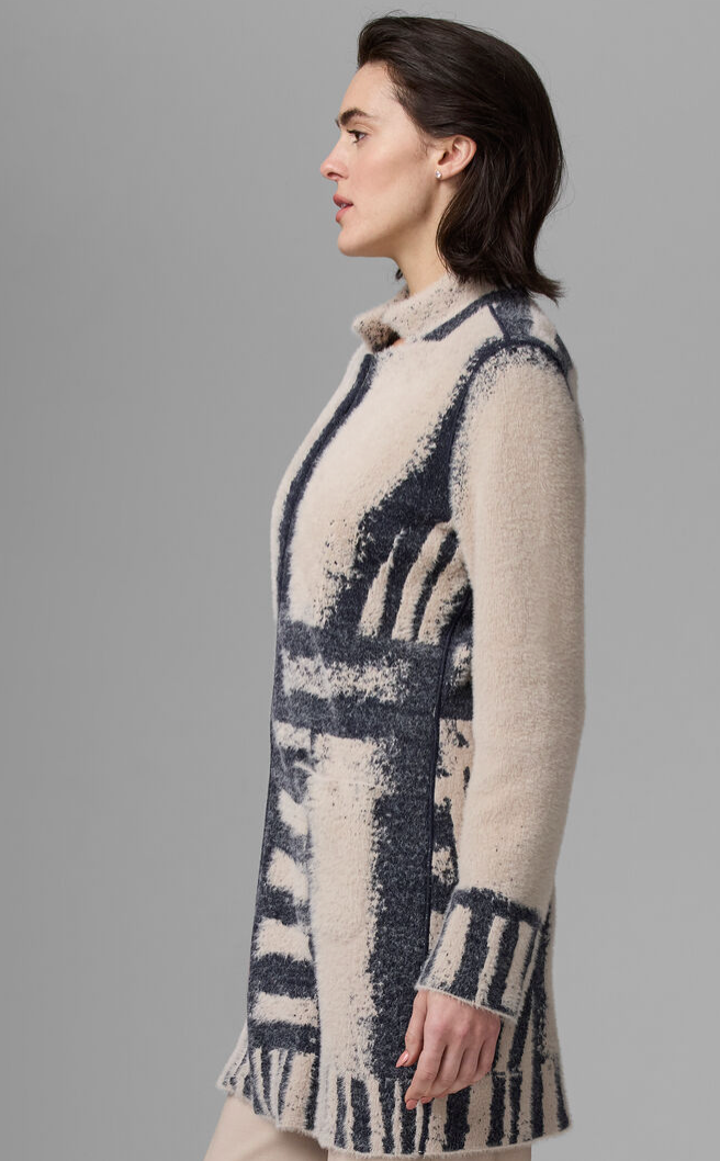 Textured Double Knit Jacket