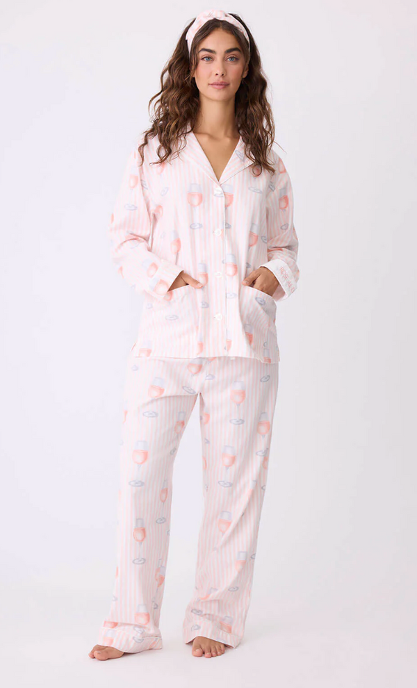 Rose All Day Flannel PJ Set