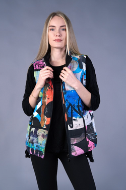 Abstract Reversible Vest