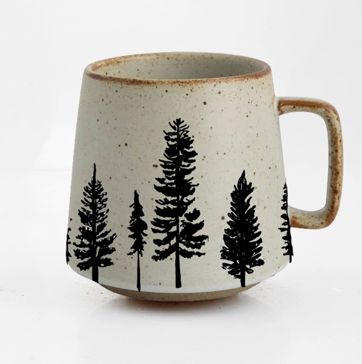 Evergreen Stoneware Mug