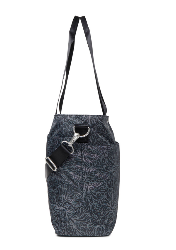 Midnight Blossom Carryall Tote Bag