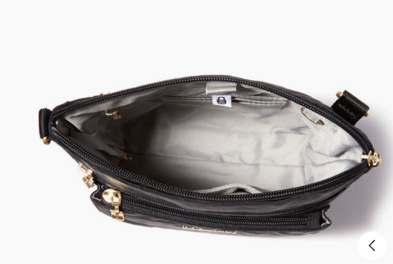 Black with Gold Pocket Bag