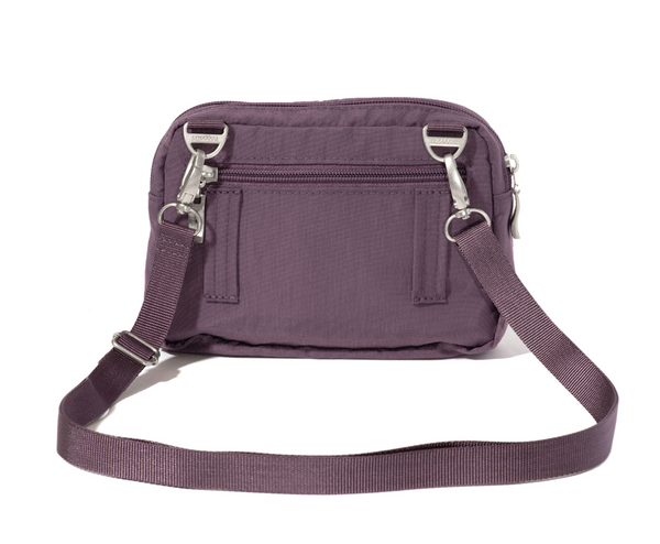 Misty Purple Triple Zip Bag