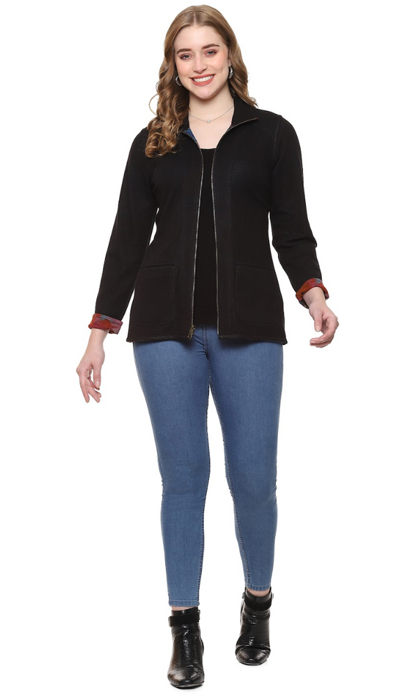 Alana Reversible Zip Jacket