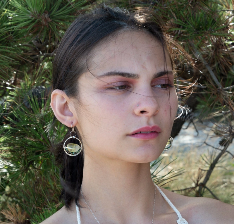 Peridot Drop Earrings