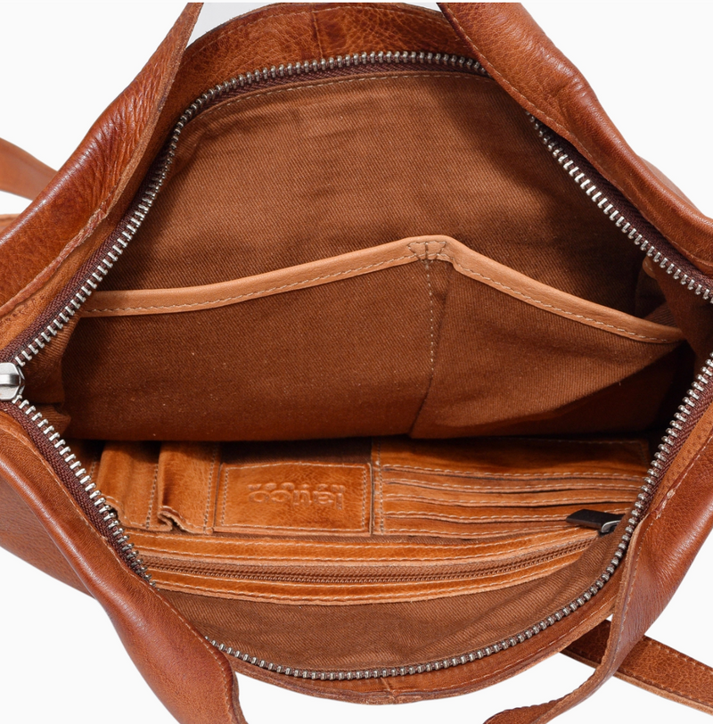 Bianca Handcrafted Leather Tote Crossbody Bag