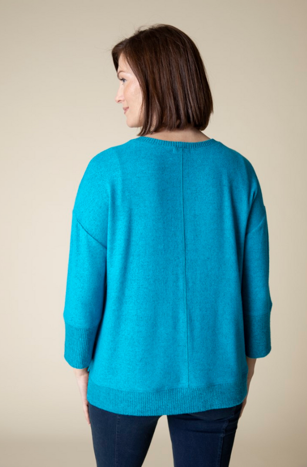 Capri Fleece Boxy Crew Top