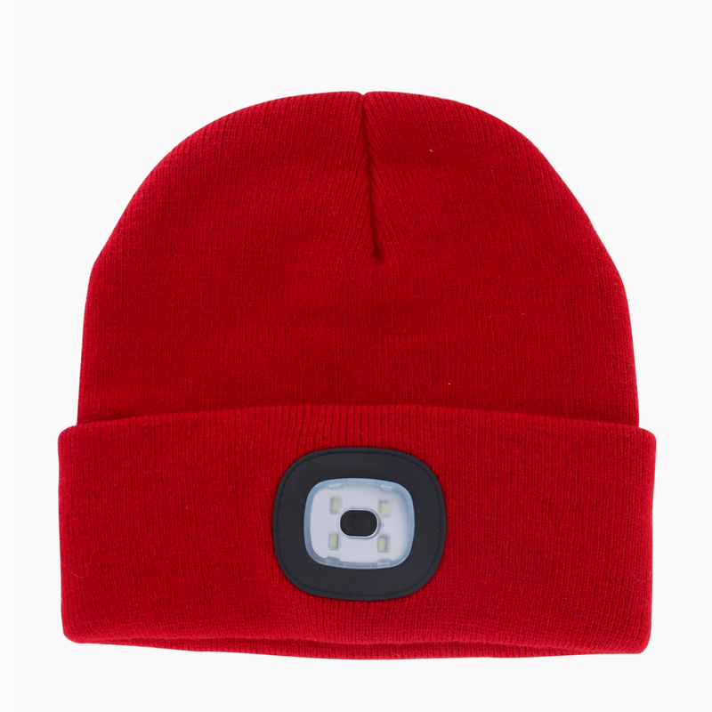 Mens Red LED Hat
