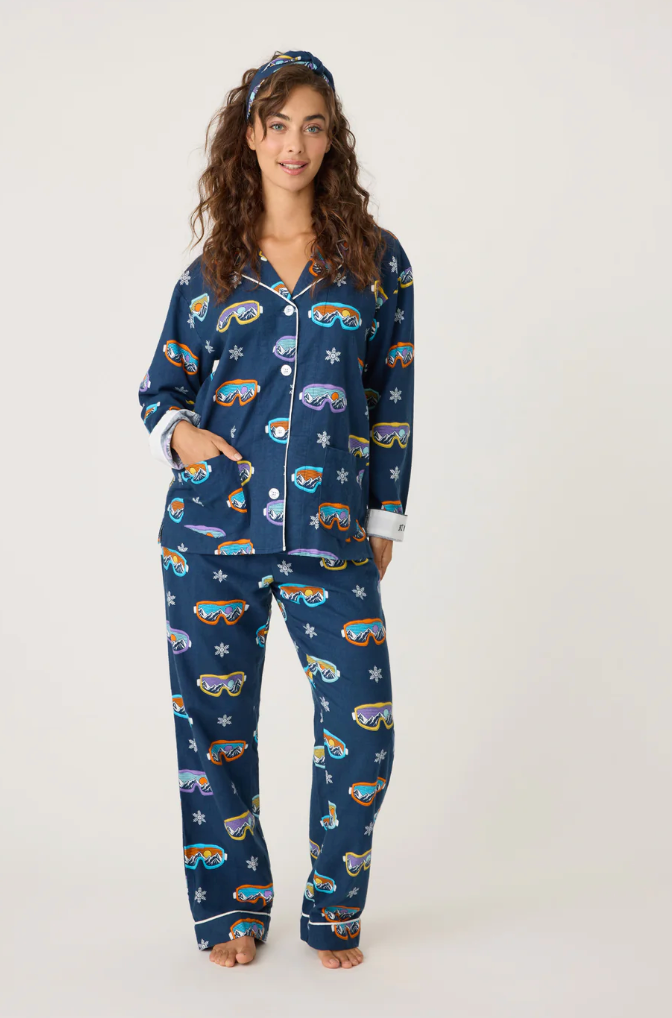 Ski You Later Flannel PJ Set