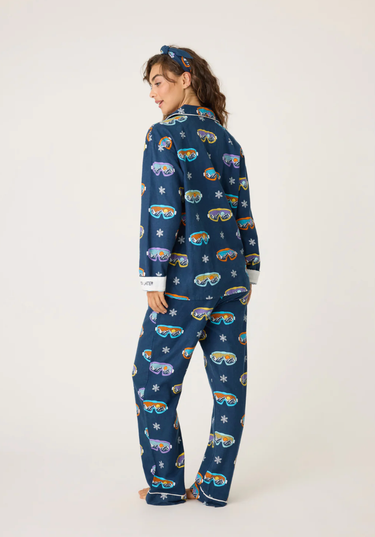 Ski You Later Flannel PJ Set