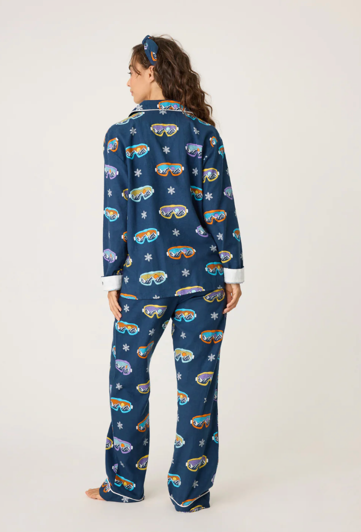 Ski You Later Flannel PJ Set