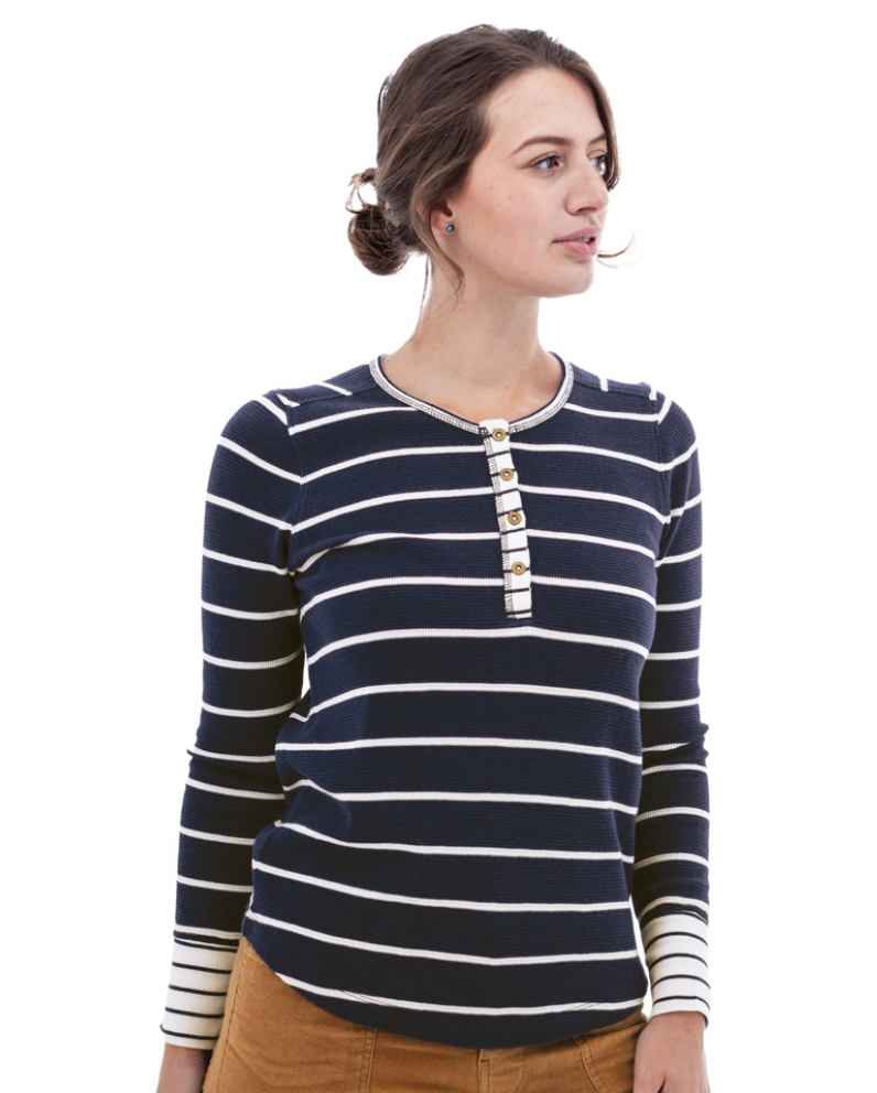 Peacoat Henley Top