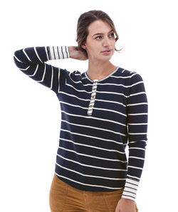 Peacoat Henley Top