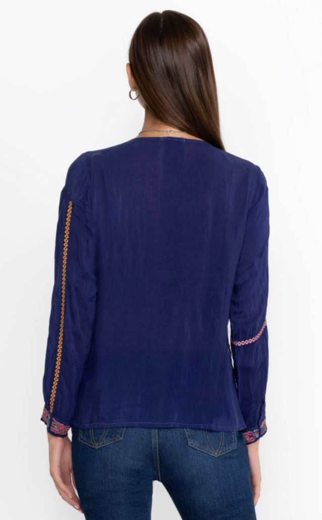 Blue Catina Blouse