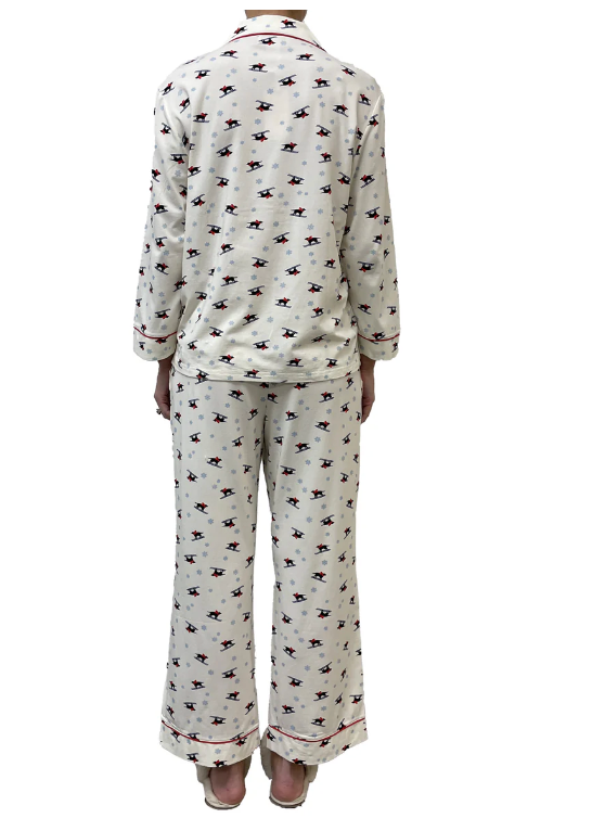 Skiing Dogs Pajama Set