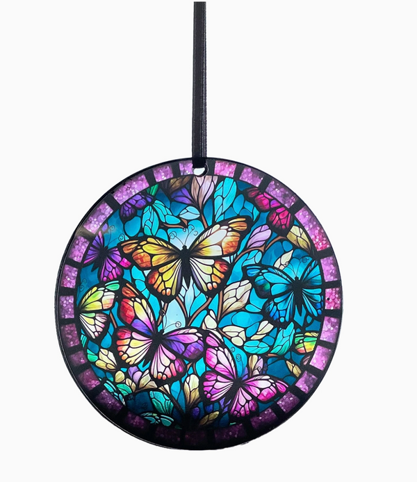 Butterflies Window Ornament