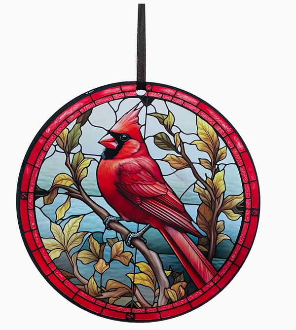 Cardinal Window Ornament