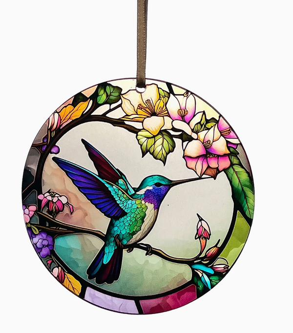 Hummingbird Window Ornament