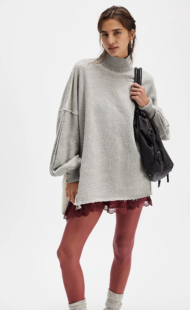 Heather Grey Wonderfull Pullover Top