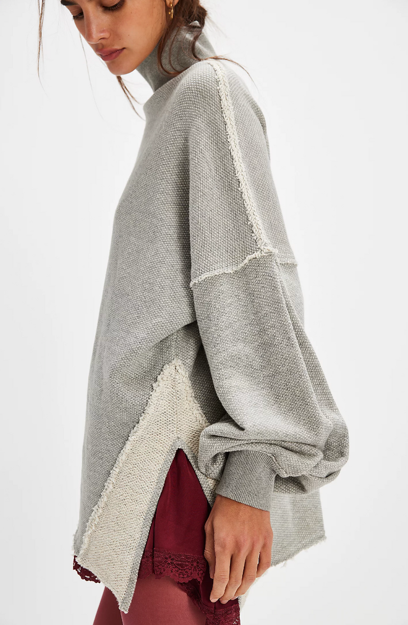 Heather Grey Wonderfull Pullover Top