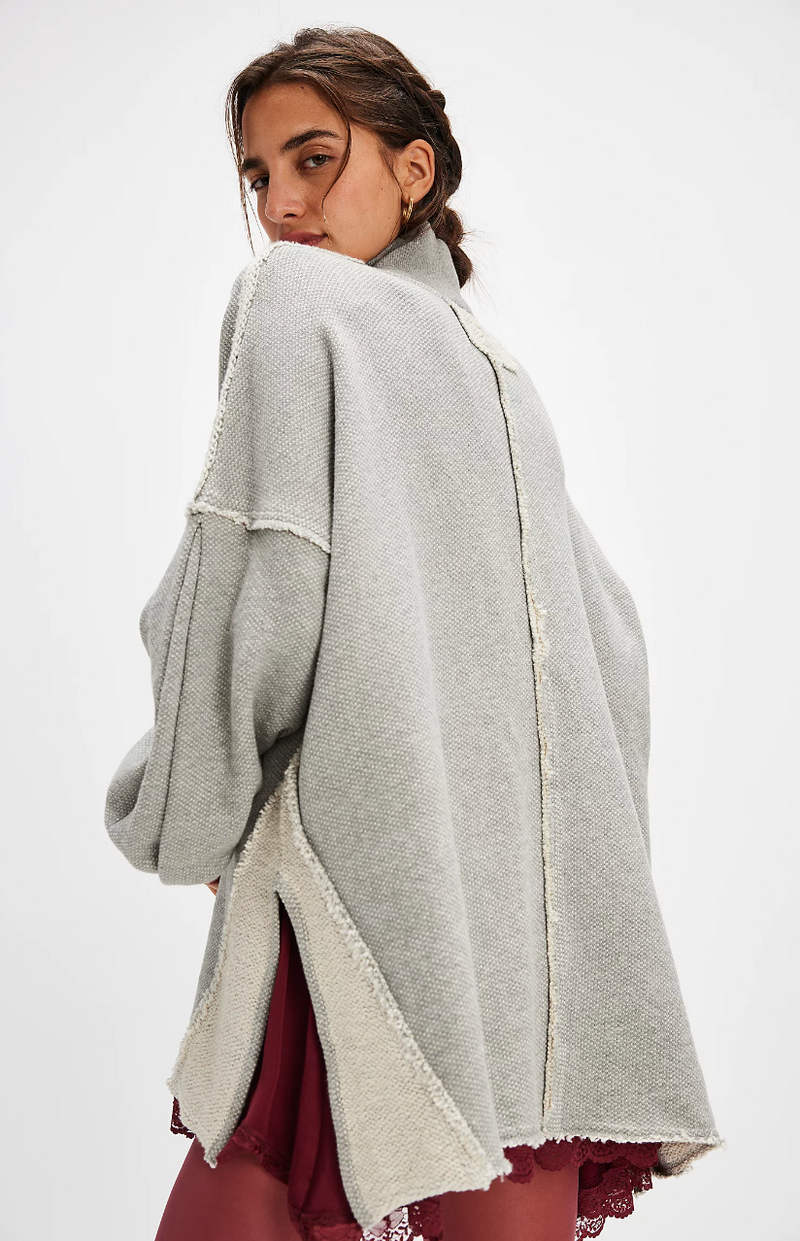 Heather Grey Wonderfull Pullover Top