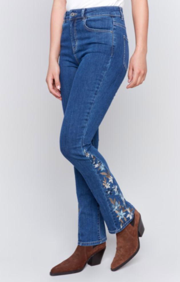 Embroidered Boot Jean