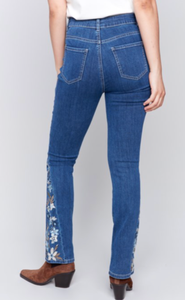 Embroidered Boot Jean