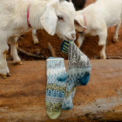 Goat Mismatch Sock