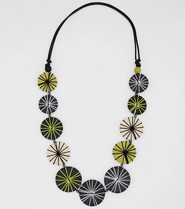 Lime Threaded Valerie Necklace