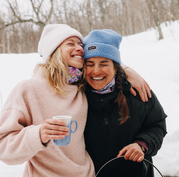 Blue High Pile Fleece Hat