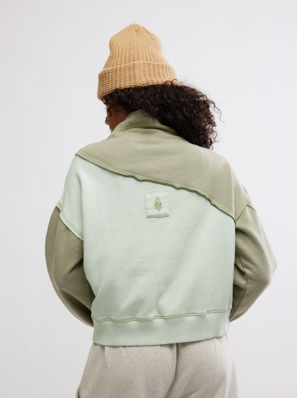 Sage Colorblock Pullover