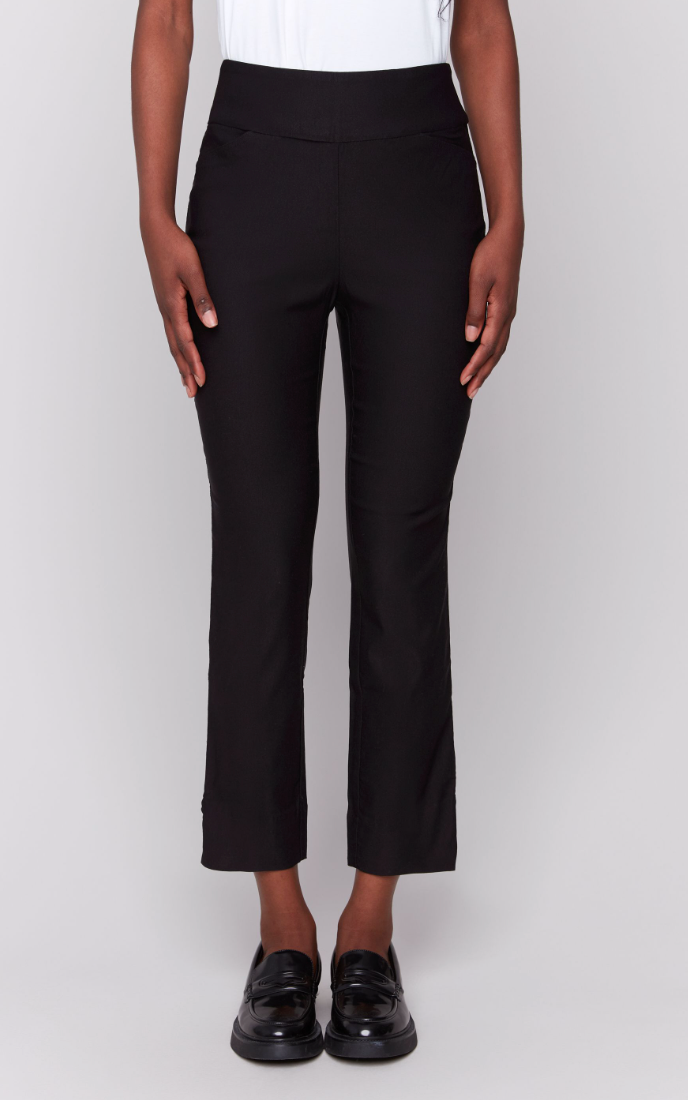 Black Capri Pocket Pant