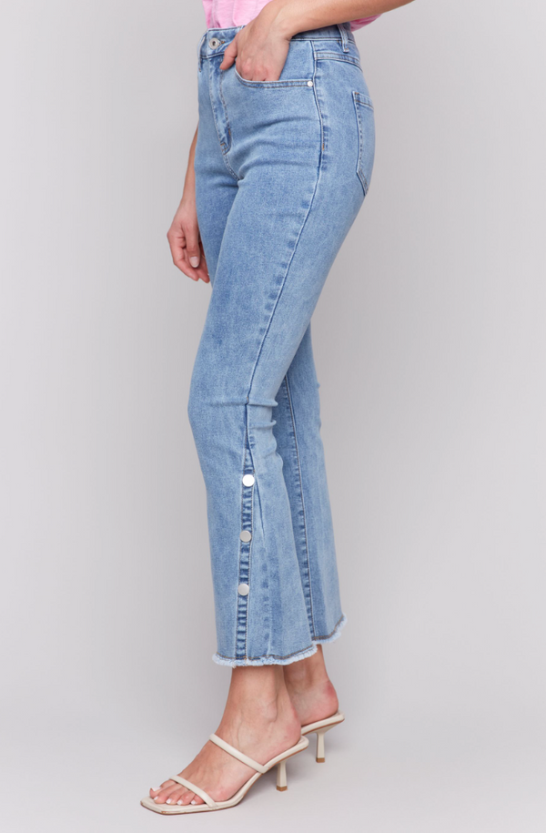 Snaps Bootcut Jean Pant