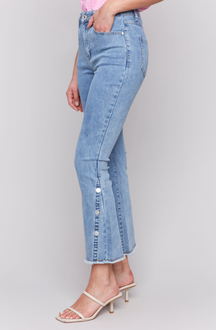 Snaps Bootcut Jean Pant