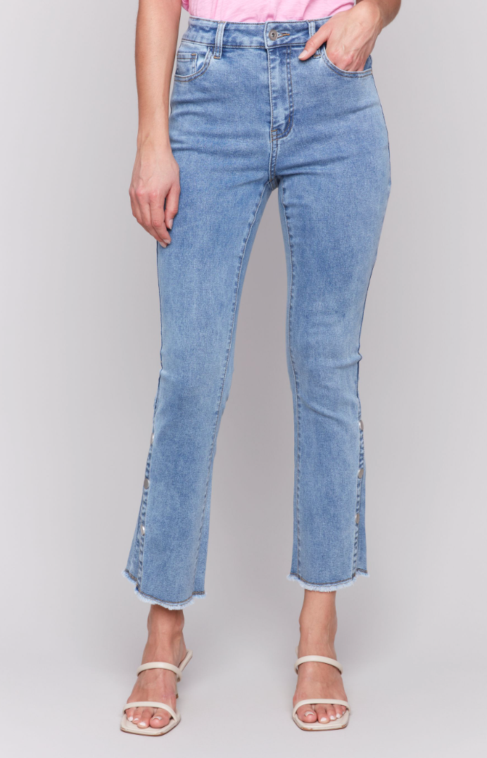 Snaps Bootcut Jean Pant