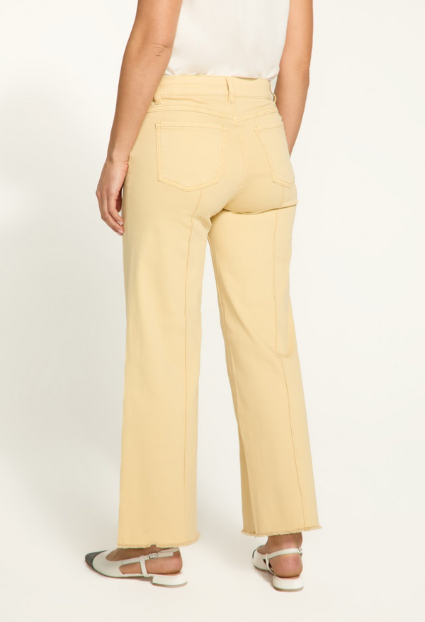 Yellow Wide Ankle Jean