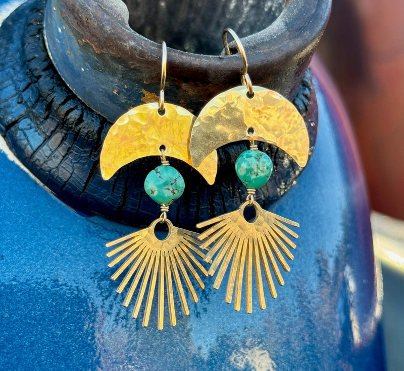 Gold Solstice Earring