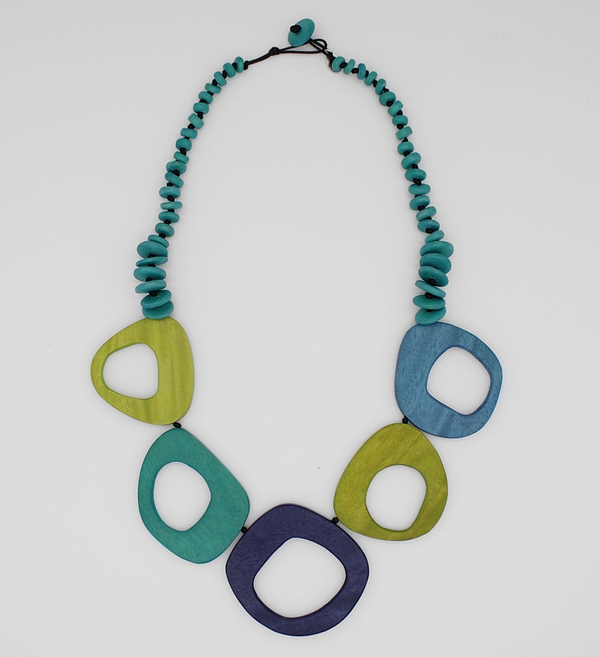 Shades of Blue Roslyn Necklace