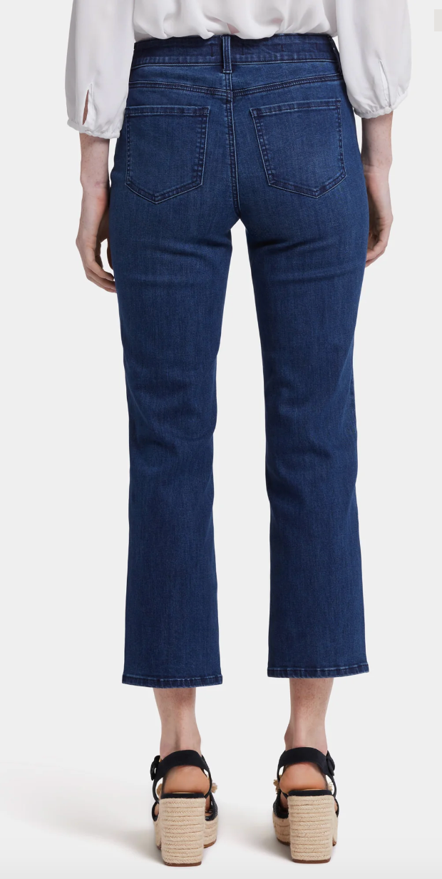 Ibiza Blues Straight Ankle Jeans