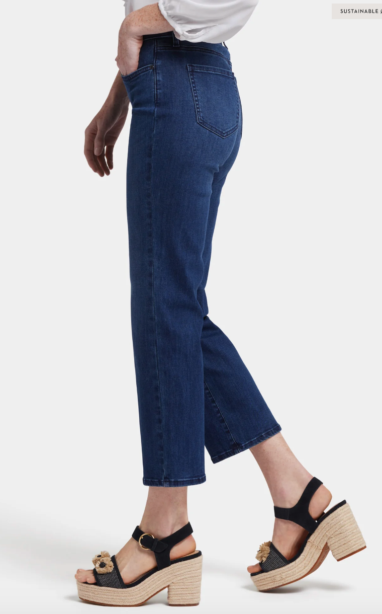 Ibiza Blues Straight Ankle Jeans