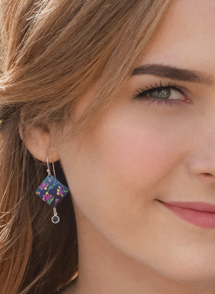 Blue Garden Sonnet Earring