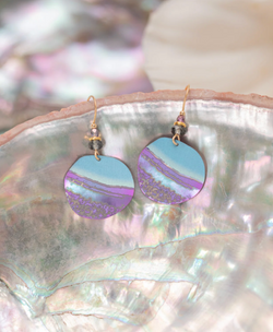 Lavender Rip Tide Earrings