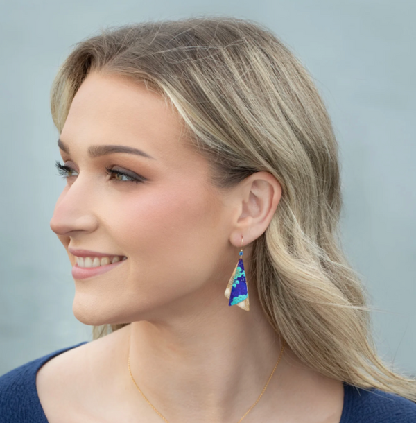 Midnight Blue Caleen Earring