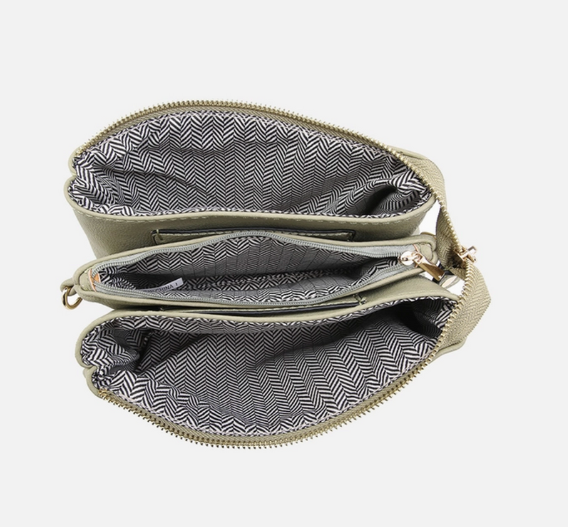 Avocado Compartment Crossbody Bag