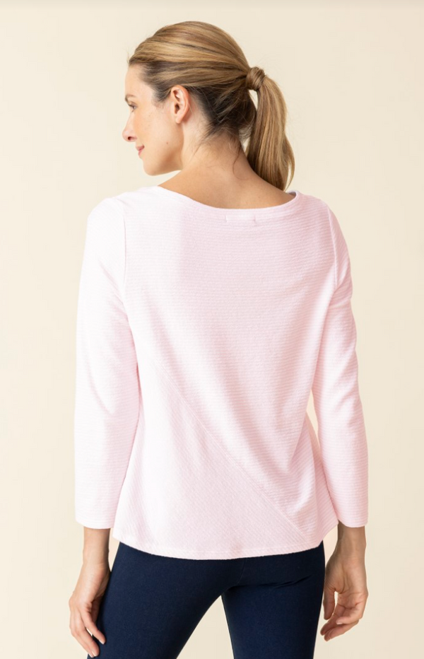 Carnation Texture Sunset Top