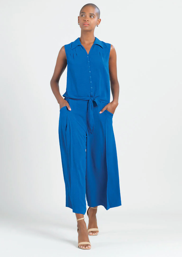 Cobalt Culotte Pant