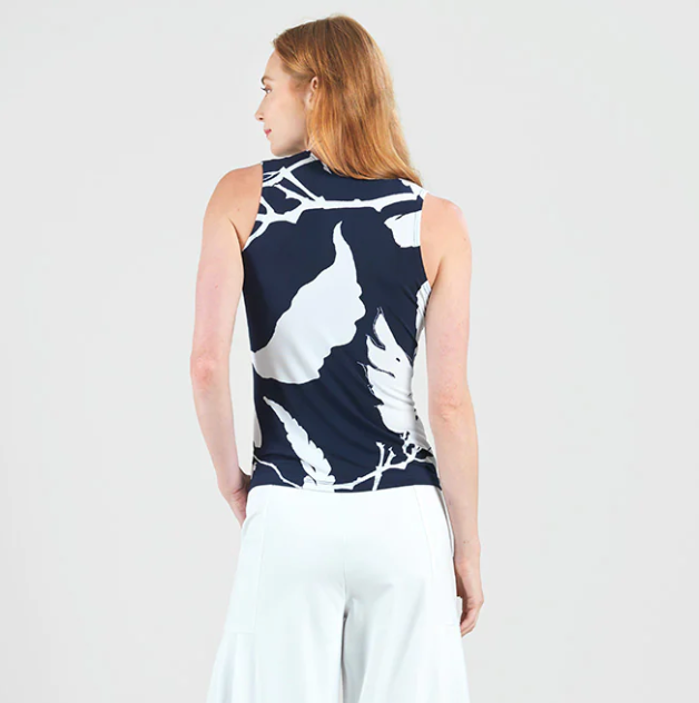 Abstract Branch Front Tie Top